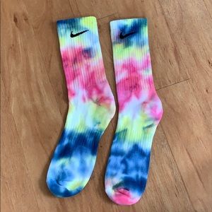Tie dye Nike socks